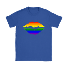 Rainbow Lips Artistic Freedom Women's T-Shirt