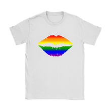 Rainbow Lips Artistic Freedom Women's T-Shirt