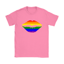 Rainbow Lips Artistic Freedom Women's T-Shirt