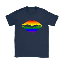 Rainbow Lips Artistic Freedom Women's T-Shirt