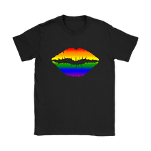 Rainbow Lips Artistic Freedom Women's T-Shirt