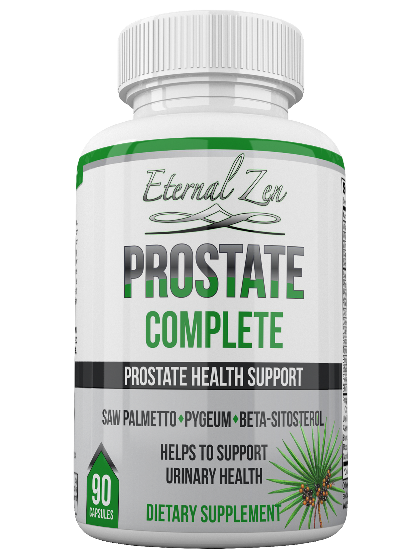 Eternal Zen Prostate Complete prostate support supplement bottle – 90 capsules