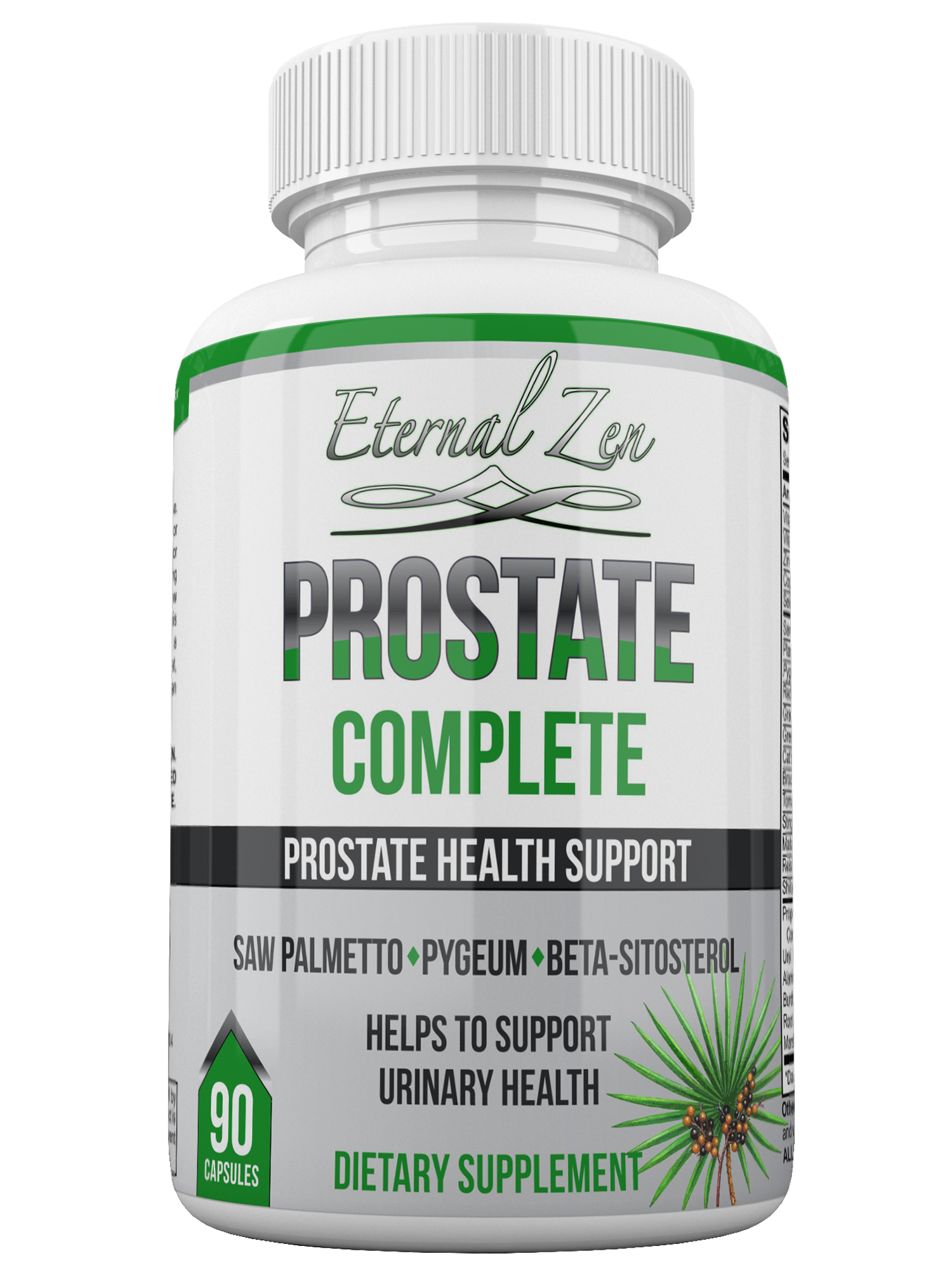 Eternal Zen Prostate Complete prostate support supplement bottle – 90 capsules