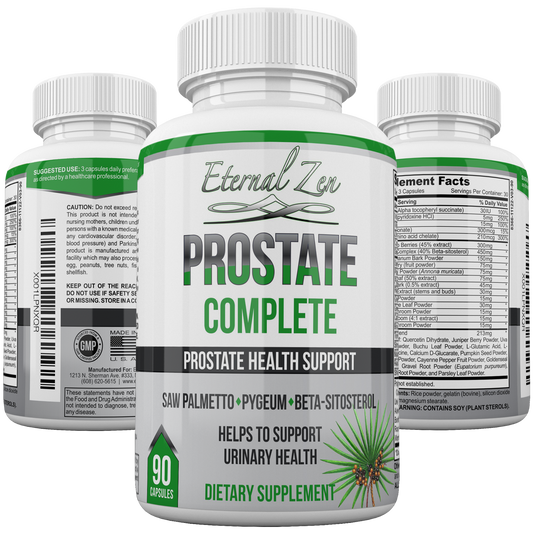 Eternal Zen Prostate Complete prostate and urinary health support supplement – 90 capsules