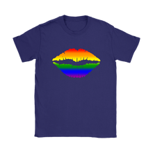 Rainbow Lips Artistic Freedom Women's T-Shirt
